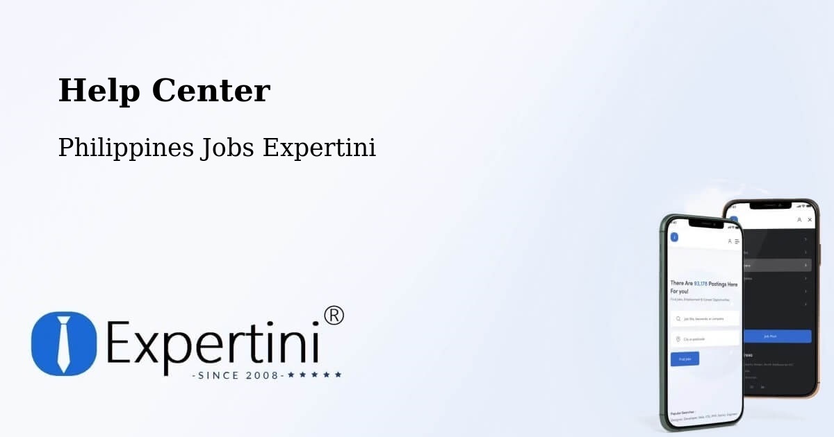 Help Center - Philippines Jobs Expertini